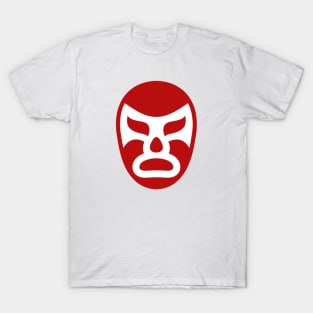 Lucha Mask Symbol (red) (Lucha Libre) (Pro Wrestling) T-Shirt